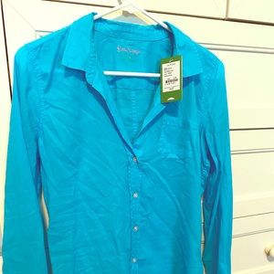 Lily Pulitzer Blue Button Down